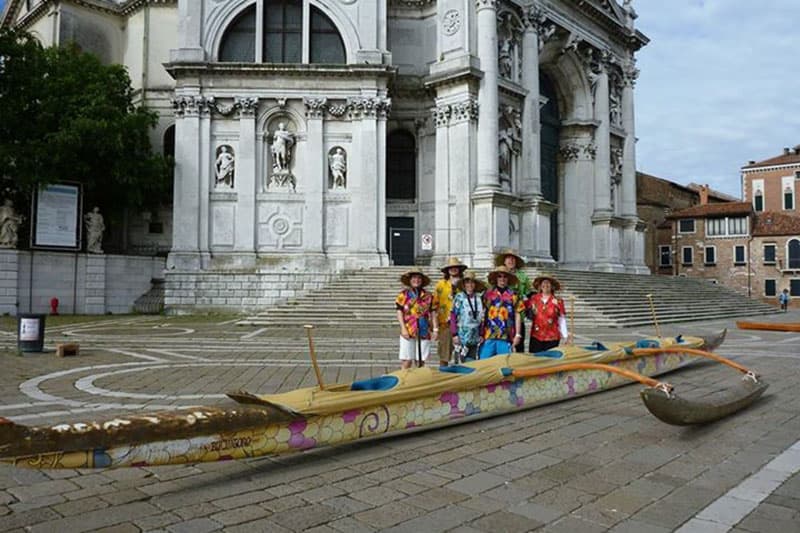 Die Malolos bei der Vogalonga in Venedig