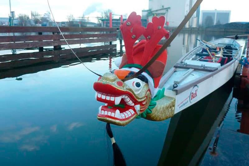 Nikolaus Paddeltour mit Drachenboot